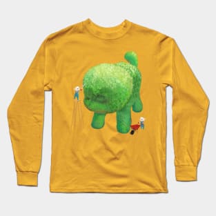 Topiary Dog Long Sleeve T-Shirt